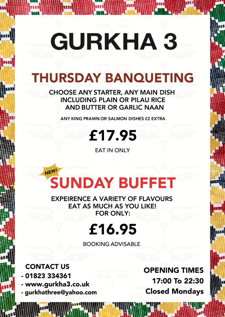 Sunday and Thursday Buffet